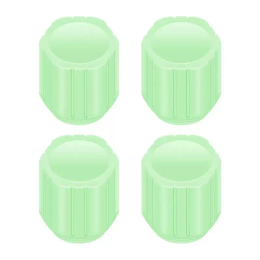 Luminous Tire Valve Stem Caps for Car, 8PCS Fluorescent Glow in the Dark Air Caps Cover, Illuminated Corrosion Resistant Tire Pressure Caps, Universal for Car, Truck, SUV, Motorcycles, Bike (Green)